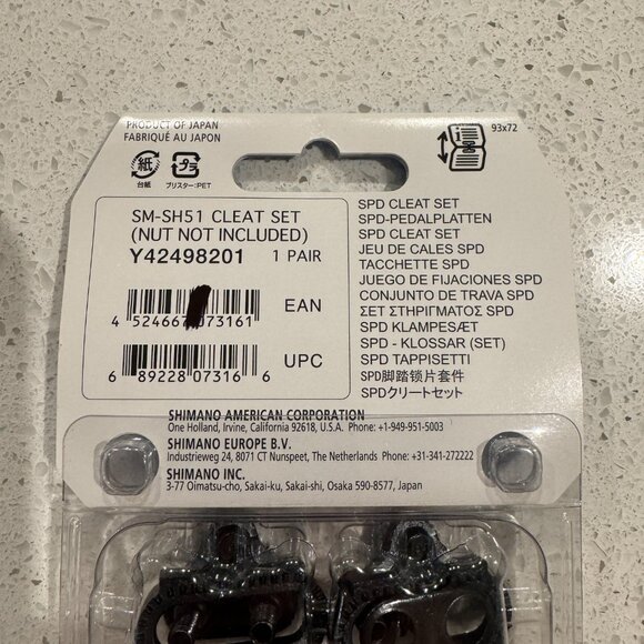 NIB Shimano SPD Cleat Set - Picture 3 of 3